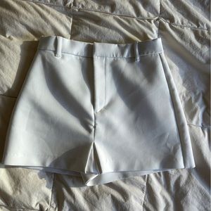 Zara White Dress Shorts
